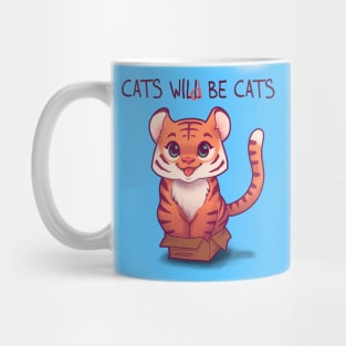 Cats will be cats. Mug